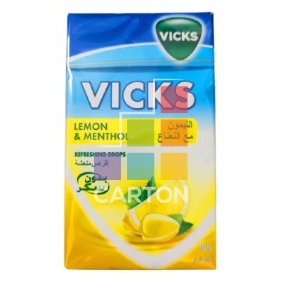 VICKS REFRESHING DROPS (LEMON & MINT) 20*40GM